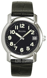 Bulova Dress Czarny/Skóra Ø33.5 mm 96B60