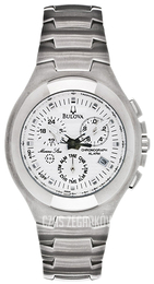 Bulova Biały/Stal Ø41 mm 96B98