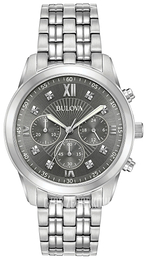 Bulova Szary/Stal Ø39 mm 96D135