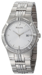 Bulova Diamond Srebrny/Stal Ø41 mm 96E107