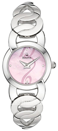 Bulova Bracelet Różowy/Stal Ø29 mm 96L120