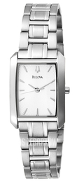 Bulova Bracelet Biały/Stal 96L123
