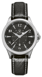 Bulova Adventurer Czarny/Skóra Ø31 mm 96M110