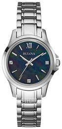 Bulova Diamond Czarny/Stal Ø30 mm 96P153