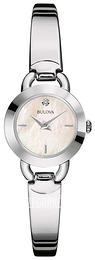 Bulova Diamond Biały/Stal Ø22 mm 96P154