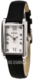 Bulova Biały/Skóra 96P156