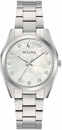 Bulova Surveyor Biały/Stal Ø31 mm 96P228