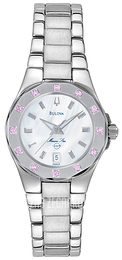 Bulova Biały/Stal Ø26 mm 96R25