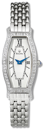Bulova Diamond Biały/Stal 96R52