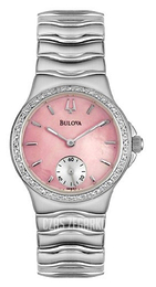 Bulova Diamond Różowy/Stal Ø32 mm 96R57