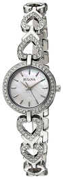 Bulova Dress Biały/Stal Ø22 mm 96X136