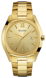 Bulova Dress Żółte złoto/Stal w odcieniu złota Ø43 mm 97B146