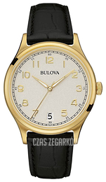 Bulova Srebrny/Skóra Ø40 mm 97B147