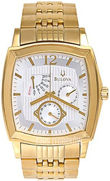 Bulova Srebrny/Stal w odcieniu złota 97C001