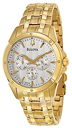 Bulova Bracelet Srebrny/Stal w odcieniu złota Ø43 mm 97C103