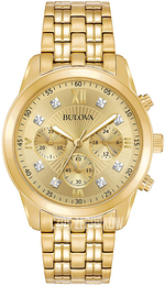 Bulova Żółte złoto/Stal w odcieniu złota Ø40 mm 97D114