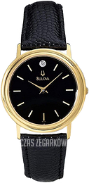 Bulova Classic Czarny/Skóra Ø34 mm 97F02