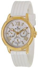 Bulova Srebrny/Guma Ø37 mm 97N108