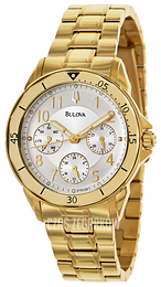 Bulova Bracelet Srebrny/Stal w odcieniu złota Ø35 mm 97N109