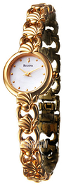 Bulova Bracelet Biały/Stal w odcieniu złota Ø20 mm 97V29
