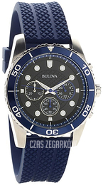 Bulova Czarny/Guma Ø43 mm 98A190