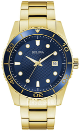 Bulova Niebieski/Stal w odcieniu złota Ø43 mm 98A197