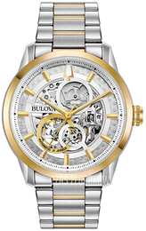 Bulova Classic Srebrny/Stal w odcieniu złota Ø43 mm 98A214