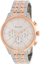 Bulova Srebrny/Stal w kolorze różowego złota Ø42 mm 98A216
