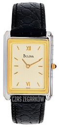 Bulova Dress Szampański/Skóra 98A44