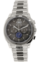 Bulova Szary/Stal Ø43 mm 98B233