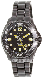 Bulova Czarny/Stal Ø42 mm 98B242