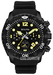 Bulova Czarny/Guma Ø48 mm 98B243