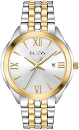Bulova Classic Srebrny/Stal w odcieniu złota Ø42 mm 98B331