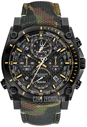 Bulova Precisionist Czarny/Tkanina Ø46.5 mm 98B332
