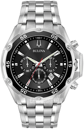 Bulova Czarny/Stal Ø45 mm 98B333
