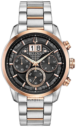 Bulova Szary/Stal w kolorze różowego złota Ø44 mm 98B335