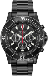 Bulova Czarny/Stal Ø42 mm 98B337