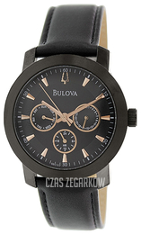 Bulova Czarny/Skóra Ø40 mm 98C117