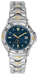 Bulova Bracelet Niebieski/Stal w odcieniu złota Ø37 mm 98G90