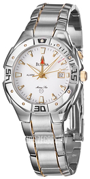 Bulova Biały/Pozlacana Ø38 mm 98G96