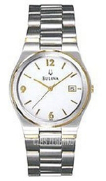 Bulova Bracelet Biały/Stal w odcieniu złota 98H14