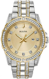 Bulova Żółte złoto/Stal w odcieniu złota Ø43 mm 98K106