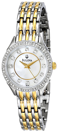 Bulova Crystal Srebrny/Stal Ø27 mm 98L162