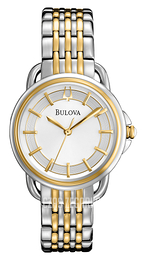 Bulova Dress Srebrny/Stal w odcieniu złota Ø30.7 mm 98L165