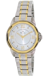 Bulova Dress Srebrny/Stal w odcieniu złota Ø32 mm 98L166