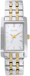 Bulova Srebrny/Stal w odcieniu złota 98L202