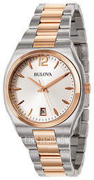 Bulova Dress Srebrny/Stal w kolorze różowego złota Ø34 mm 98M120