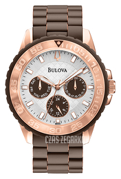 Bulova Sport Srebrny/Guma Ø40 mm 98N103