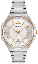 Bulova Diamond Srebrny/Stal Ø40.5 mm 98P182