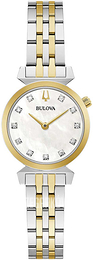 Bulova Biały/Stal w odcieniu złota Ø24 mm 98P202